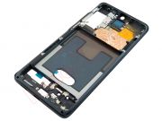 Celestial black front / central housing with frame for Samsung Galaxy S20 Plus 5G, SM-G986B